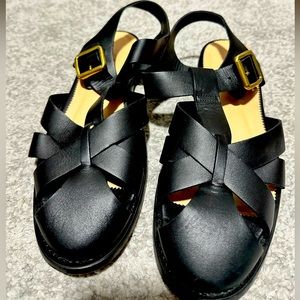Jcrew Black sandals size 11